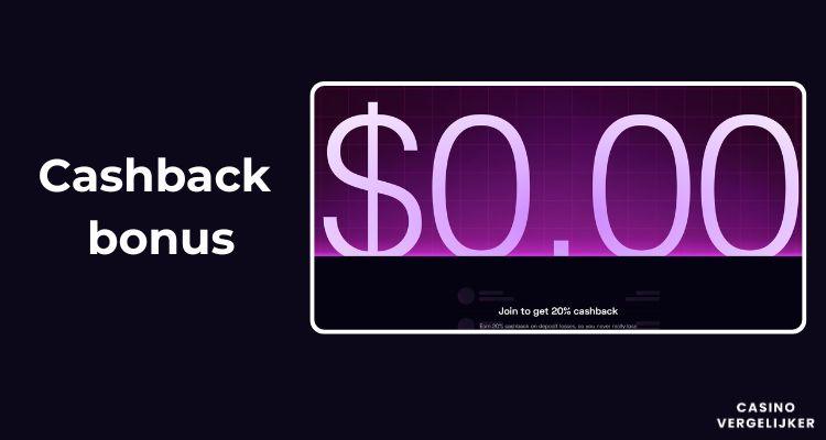 cashback bonus bij online casino