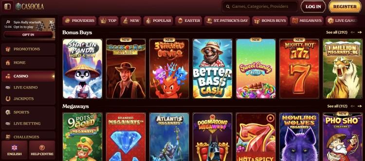 casoola casino spellen