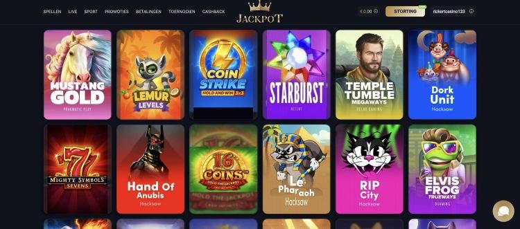jack-pot casino spellen