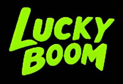 luckyboom logo zwart