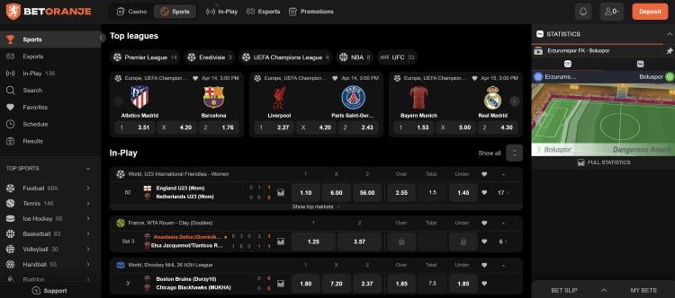 betoranje casino sports bet