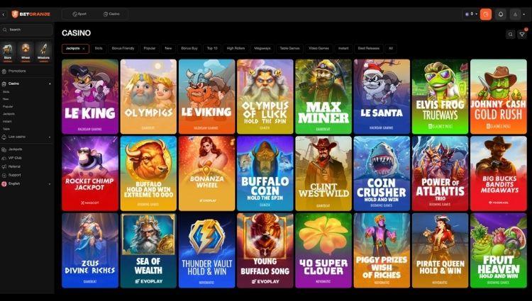 jackpot slots bij Betoranje