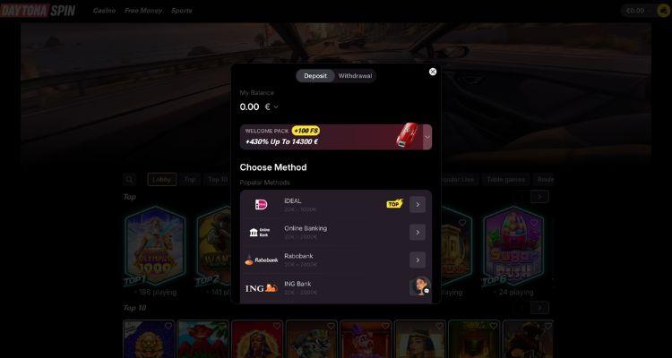 storten met iDEAL bij daytona spin