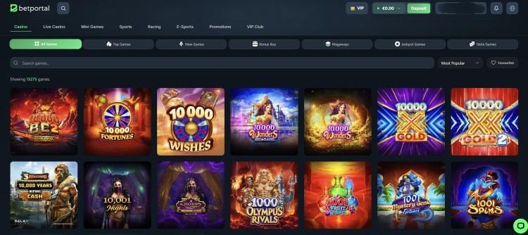 betportal casino spellen