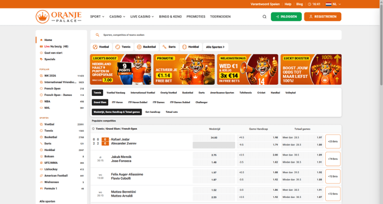 Oranje Palace sportsbook
