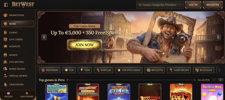 betwest casino homepage