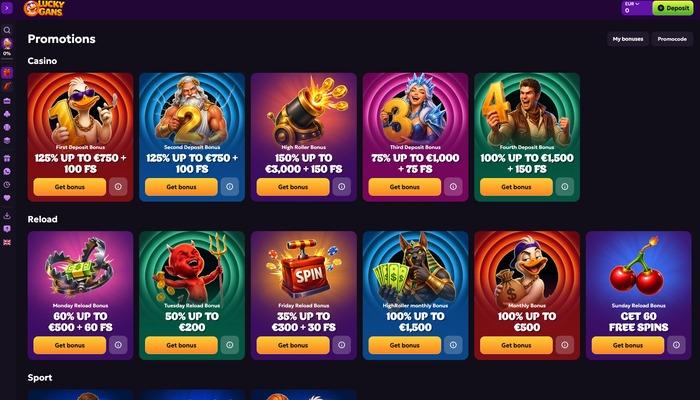LuckyGans promoties