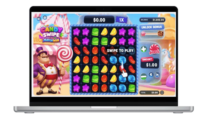 candy swipe match win