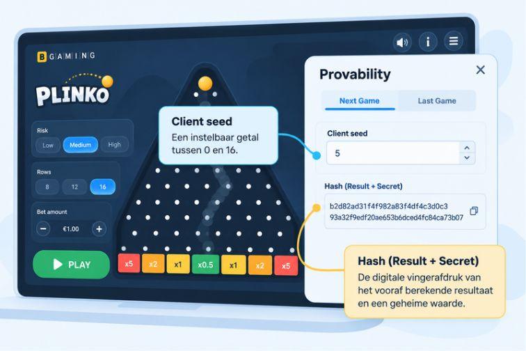 provably fair hash and seed